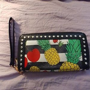 Cute wallet studded